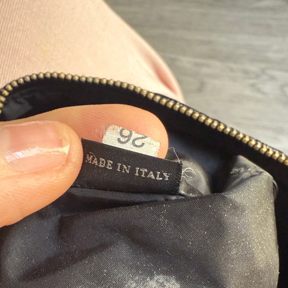 Miu Miu Shiny Black Quilted Wristlet - Picture 7 of 7